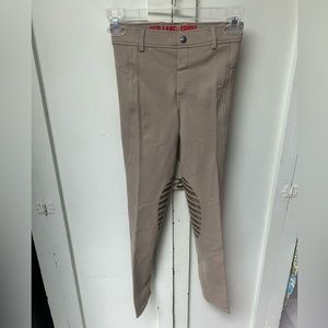 NWT Elation Red Label Sport Girls L Equestrian Riding Pants